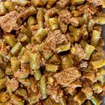 تصویر مایه لوبیا پلو با گوشت تکه ای