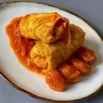 تصویر دلمه کلم پخته شده