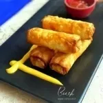 تصویر بورک مرغ و بادمجان