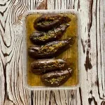 تصویر ترشی بادمجان شکم پر