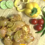 جوجه  زعفرانی (مخلوط با استخوان)