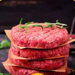 تصویر همبرگر دستی ۹۰ % مخصوص