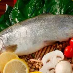 تصویر ماهی قزل آلا پرورشی درسته