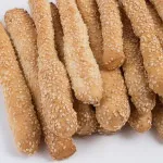 نان سوپ و سالاد کنجدی