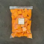 کدو حلوایی خرد شده (تازه)