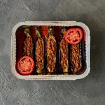 بادمجان شکم پاره با گوشت