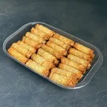 بورک مرغ و بادمجان ( سرخ شده)